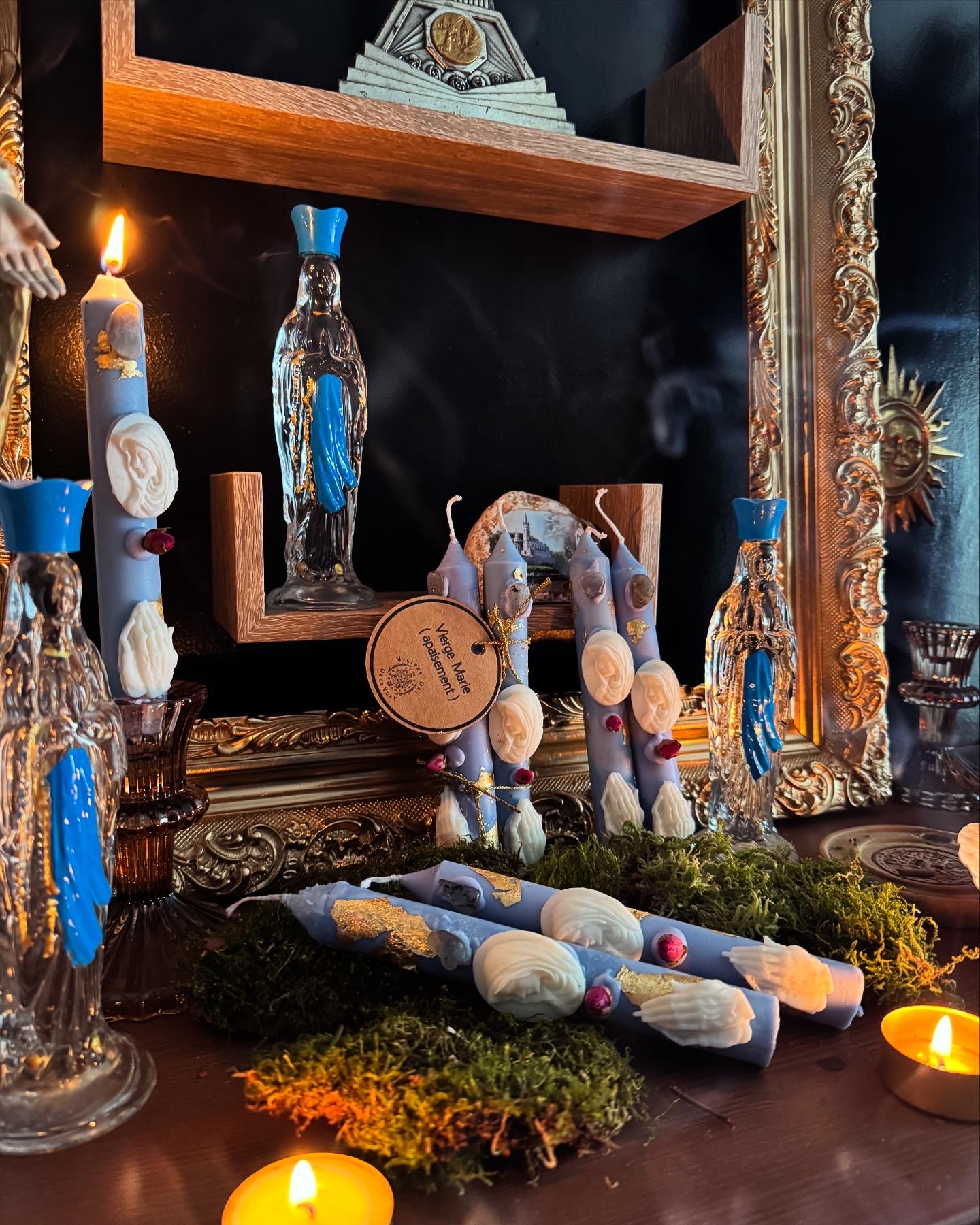 Bougie d'intention Vierge Marie