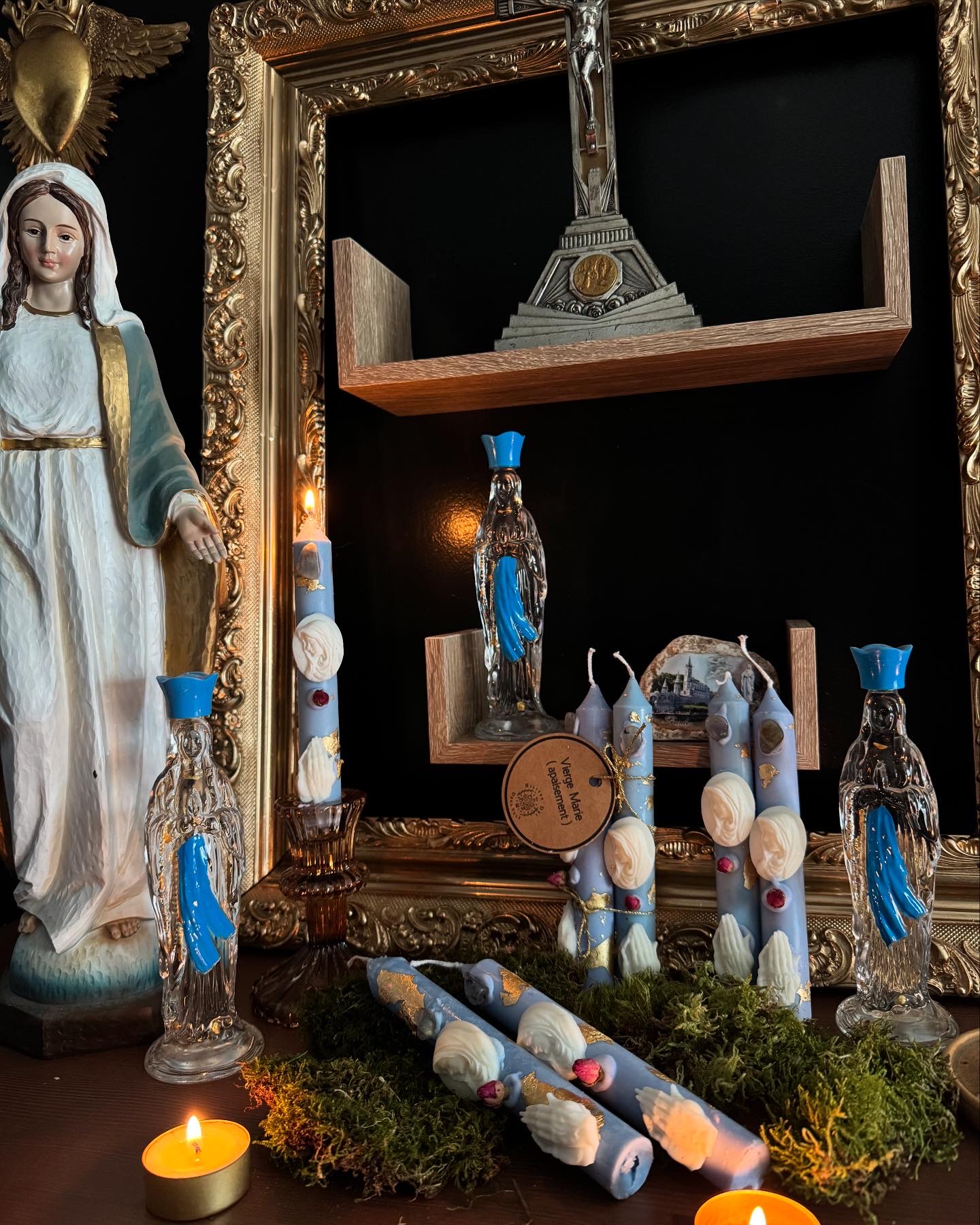 Bougie d'intention Vierge Marie